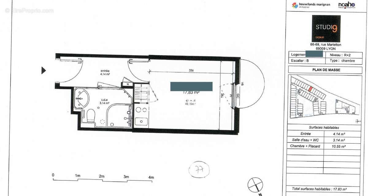 Idéal et Spécial Investisseur - Fiscalité LMNP Location Meublée - Résidence Etudiante - Résidence Studio 9 - Lyon 9ème arr (6900 - photo 2