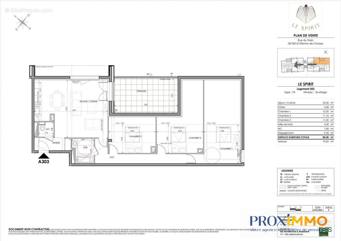 Appartement 88 m² à Saint-Etienne-De-Crossey  - photo 6