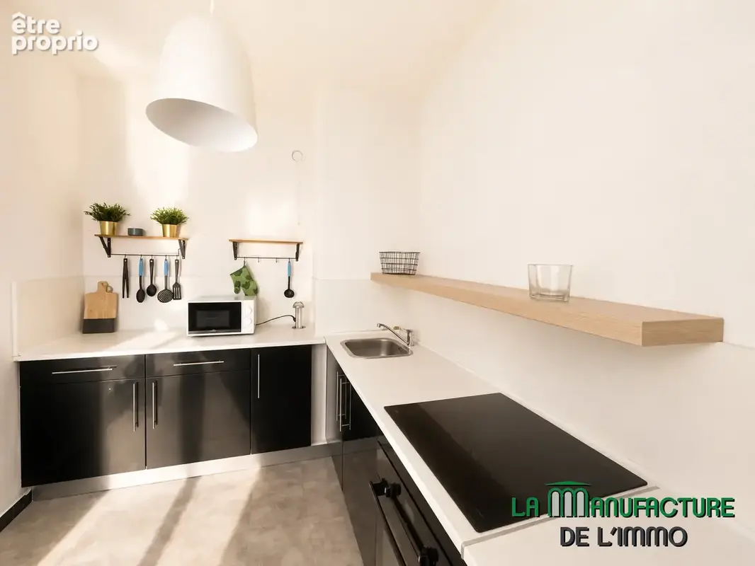 Grand t1 meublé 44 m2   rdc sur jardin intérieur   emile clermont   tennis club - fauriel - saint-étienne (421 - photo 7