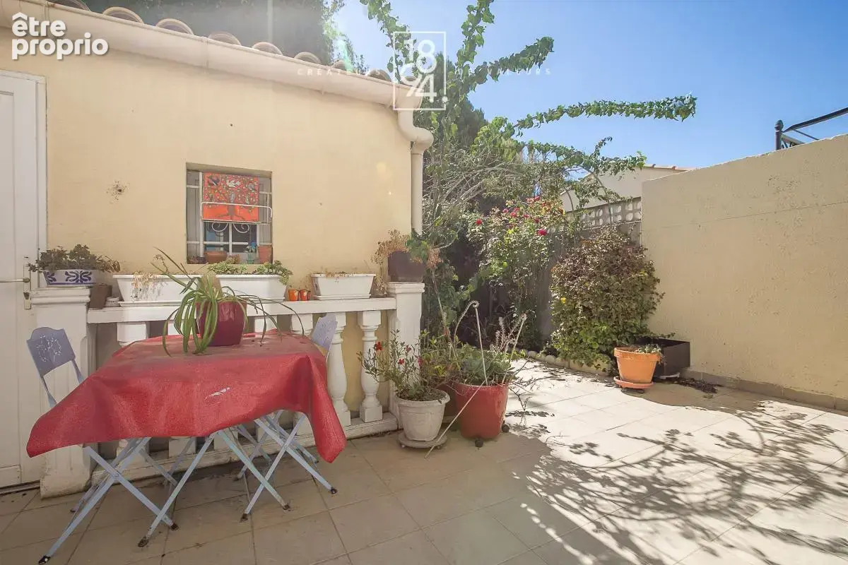 Maison mitoyenne t4 77m2 terrasse plein sud 30m2 garage 13016 saint henri - photo 2