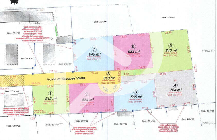 Terrain à SAINT-ANDRE-DE-L&#039;EURE