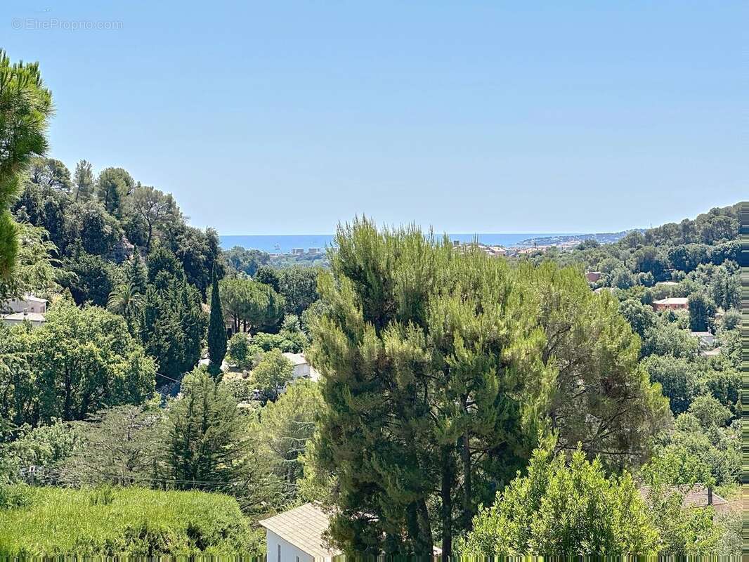 GRANDE VILLA BIOT (06410) vue mer du salon et des chambres - photo 2