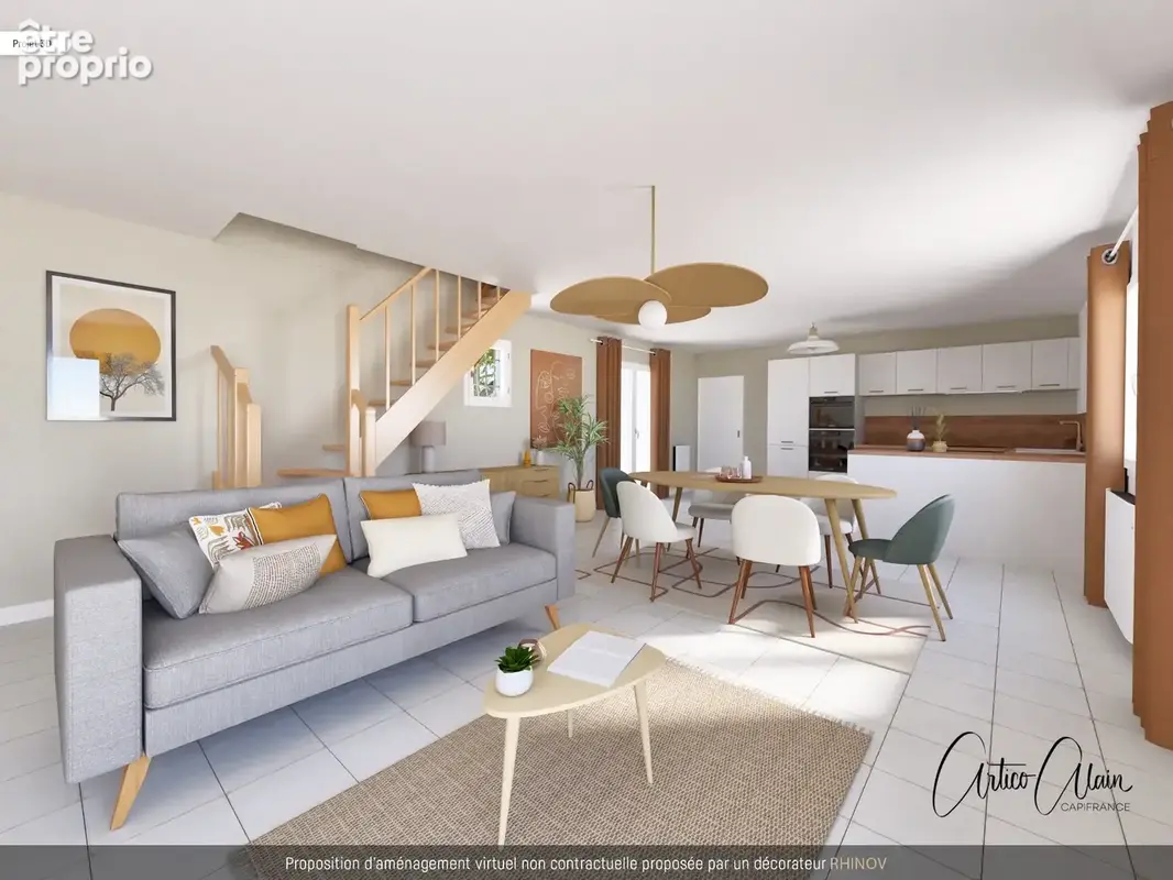 Maison à vendre 3 pièces avec extérieur et garage - photo 4