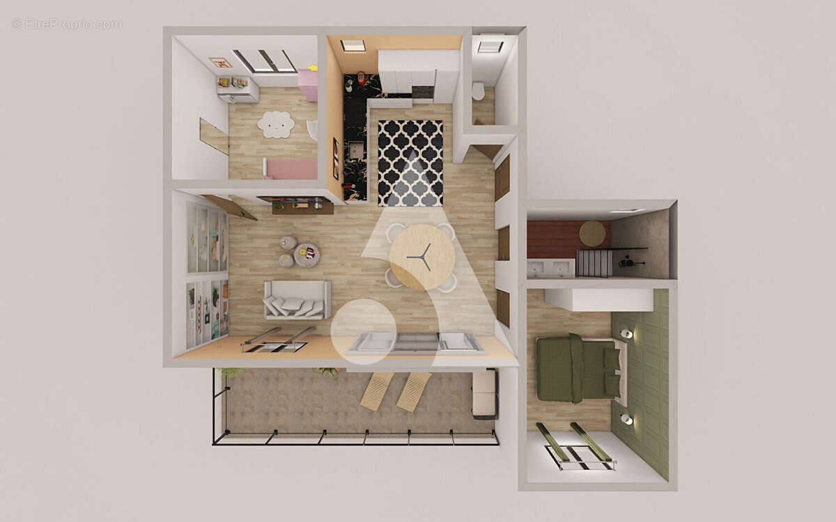 Appartement à VILLELAURE