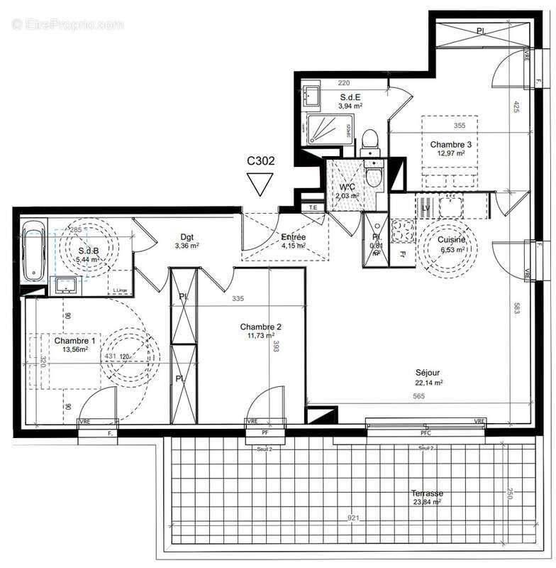 Appartement T4 - Le Crès - photo 2