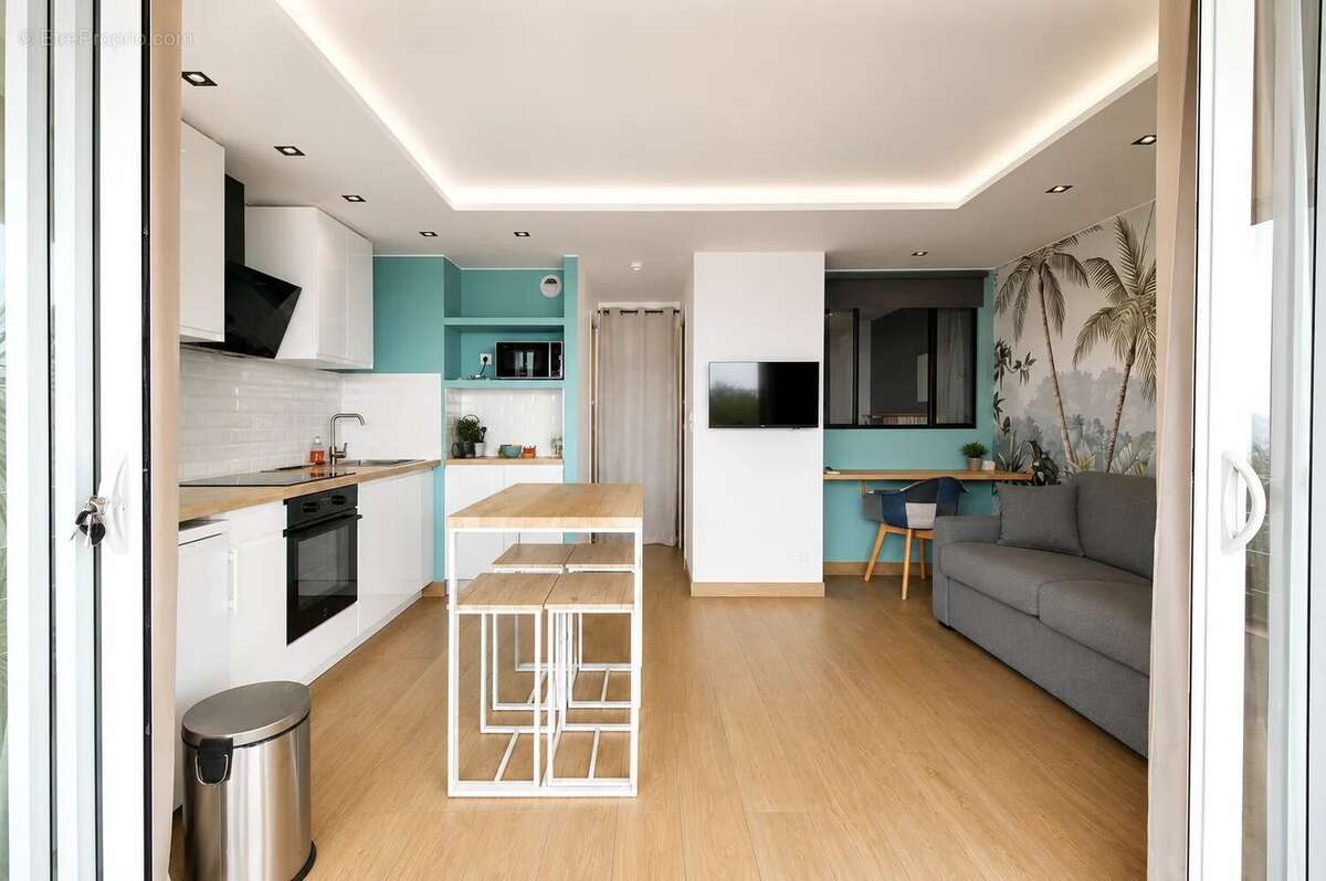 Cap d'ail "costa plana" - 2p 28m²  vue mer  terrasse 12m²  parking  piscine - photo 4