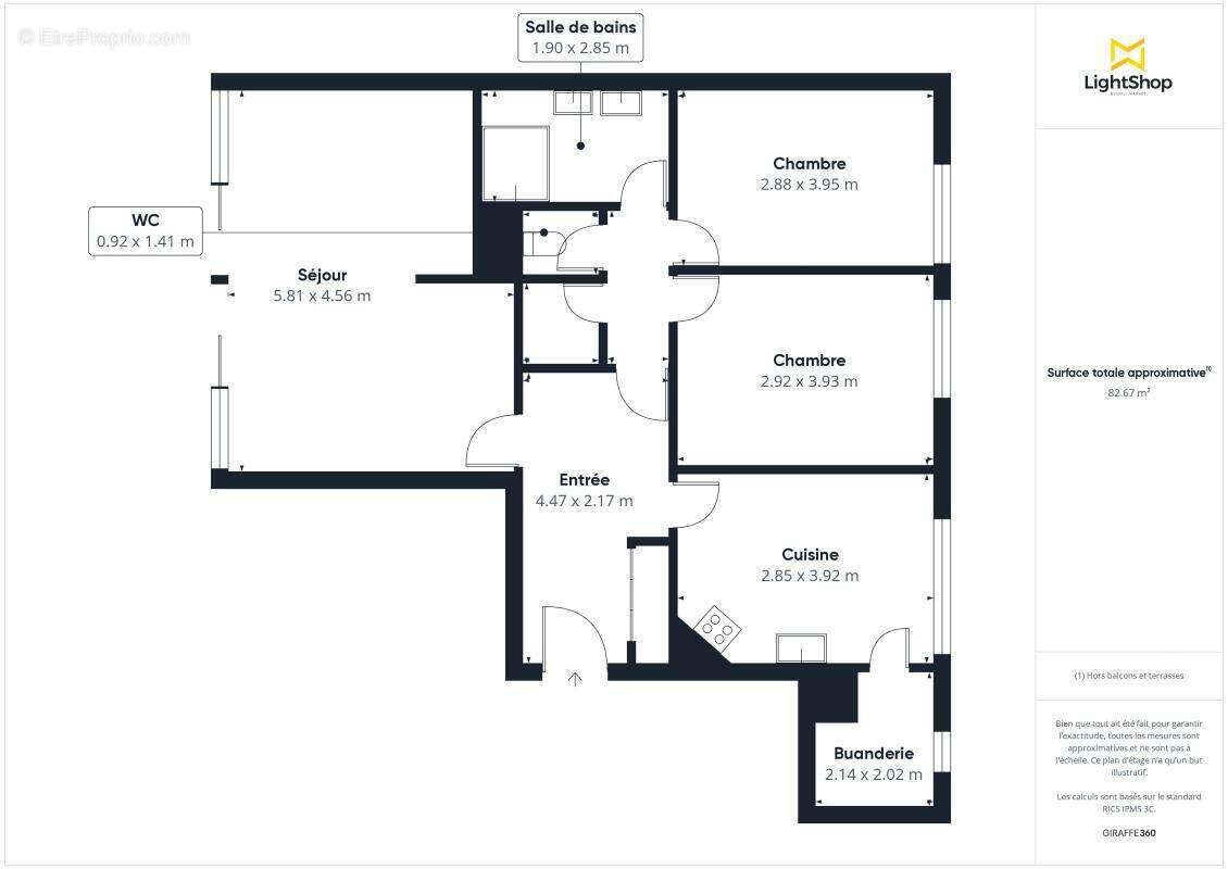 Appartement à VILLEURBANNE