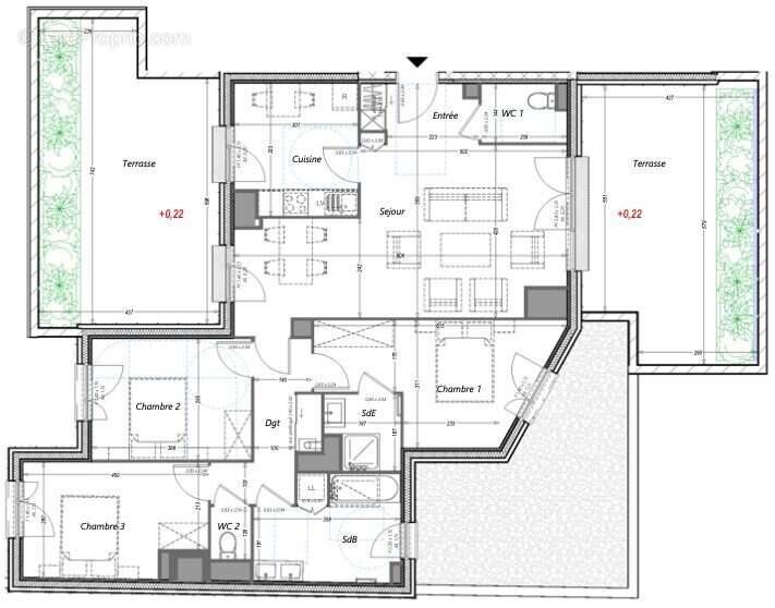Appartement à TALENCE