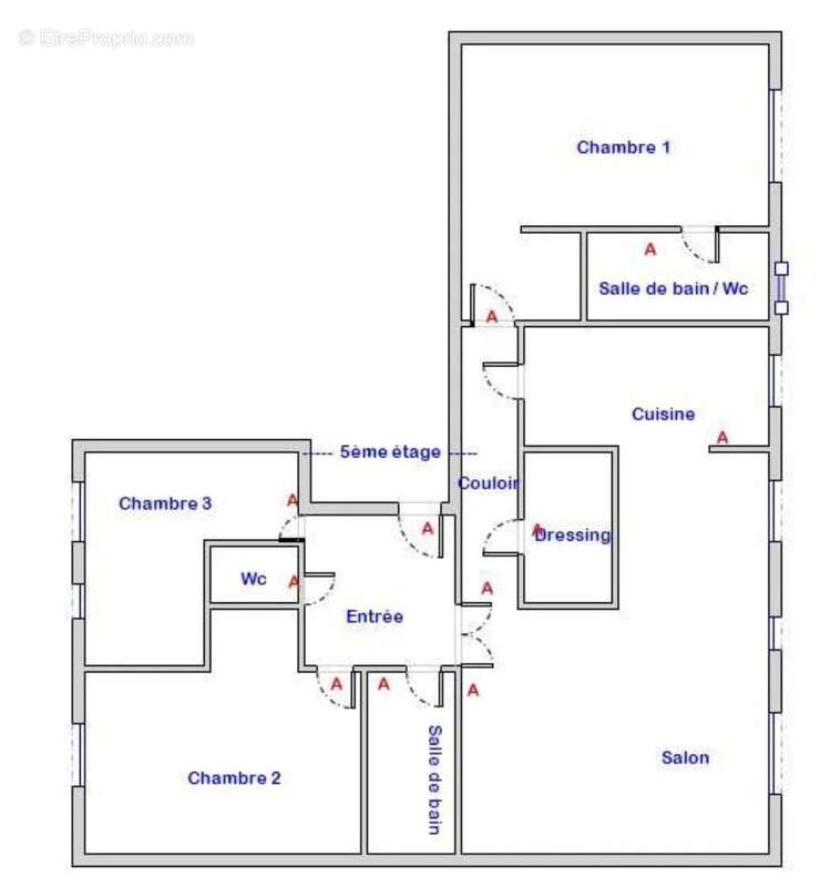 Appartement à PARIS-15E