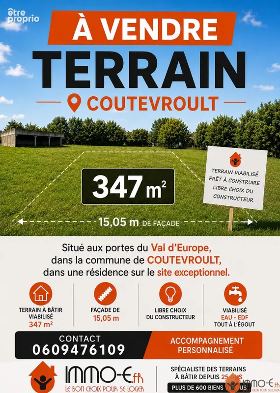 Terrain à COUTEVROULT