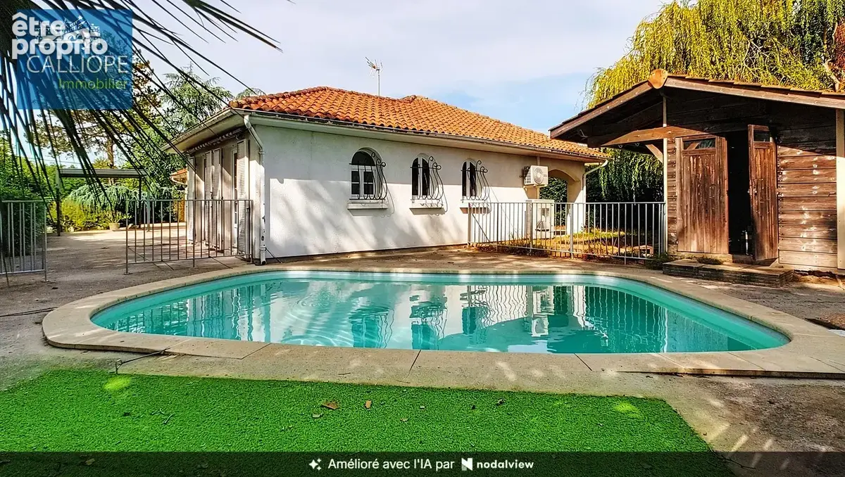 Grande maison familliale climatisée avec piscine dans le village de Soussans - photo 1