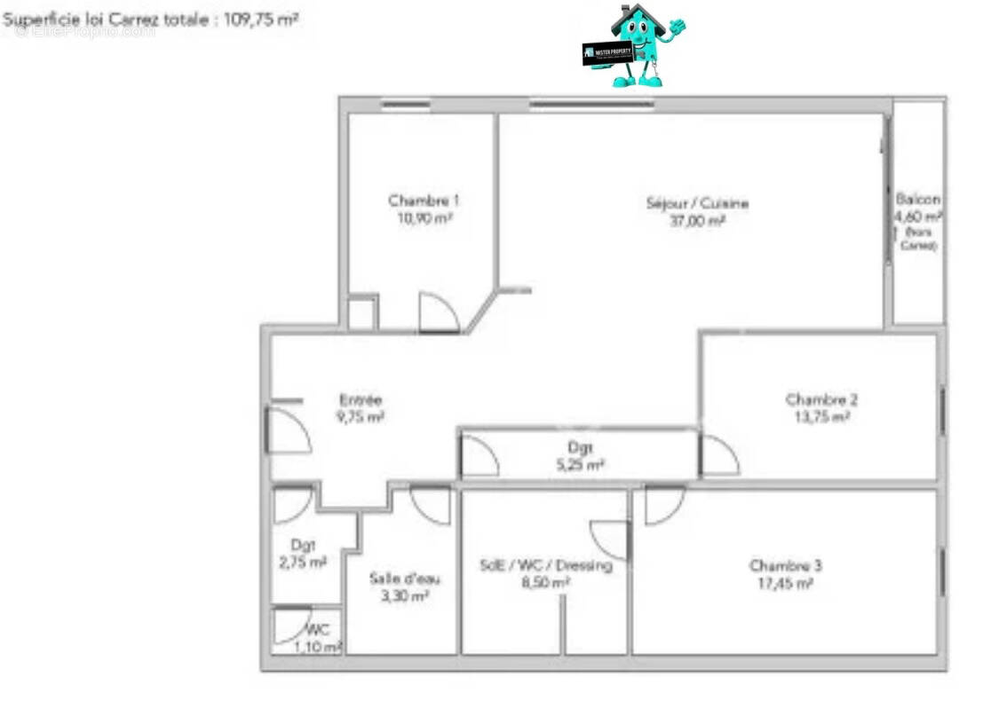 Appartement à COURBEVOIE