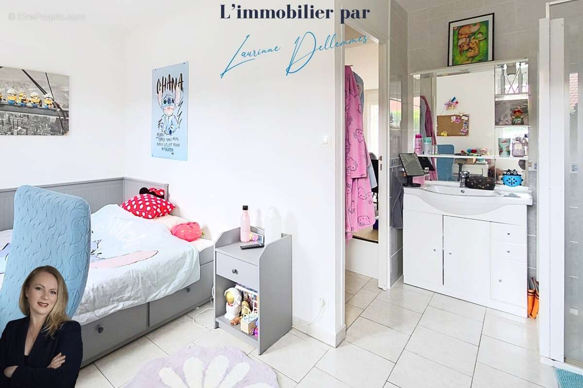 Pavillon individuel semi plain-pied 130 m2, 4 chambres avec garage et son studio indépendant de 30m2 - Thun Saint Amand (59) de  - photo 9