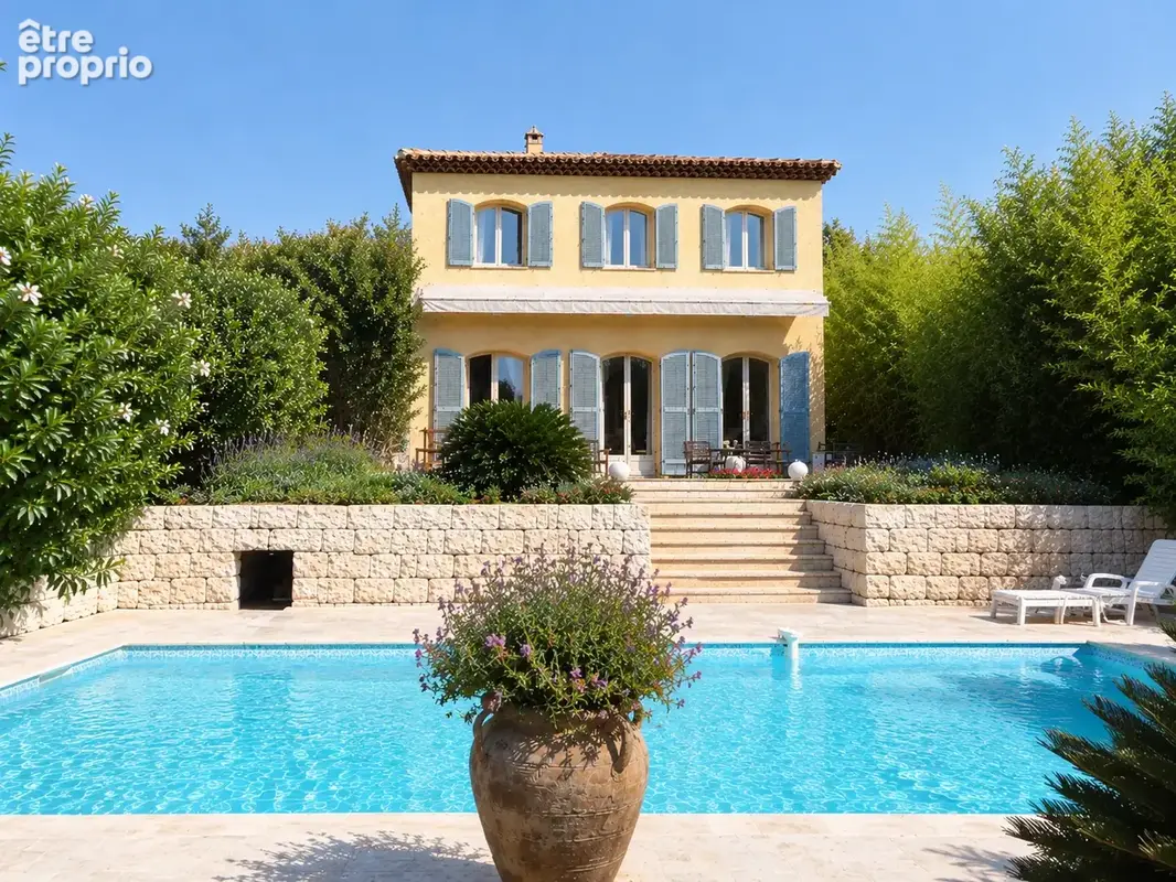Biot bois fleuri mas provencal 3/4 pièces terrain 800 m2 avec piscine - photo 1