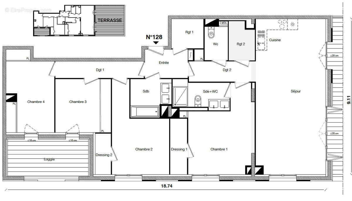 Appartement à TOULOUSE