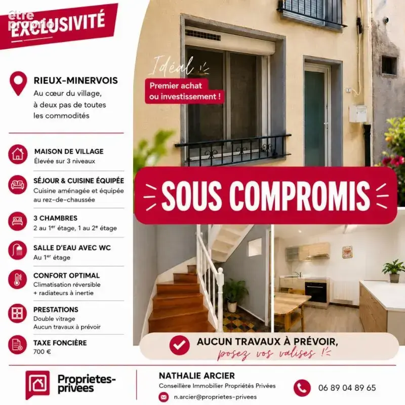 Maison à RIEUX-MINERVOIS