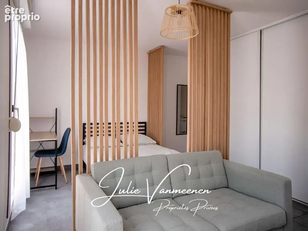T1 de 30m2 avec terrasse de 55m2 + parking - Meublé, rénové, climatisé - LARDENNE - photo 8