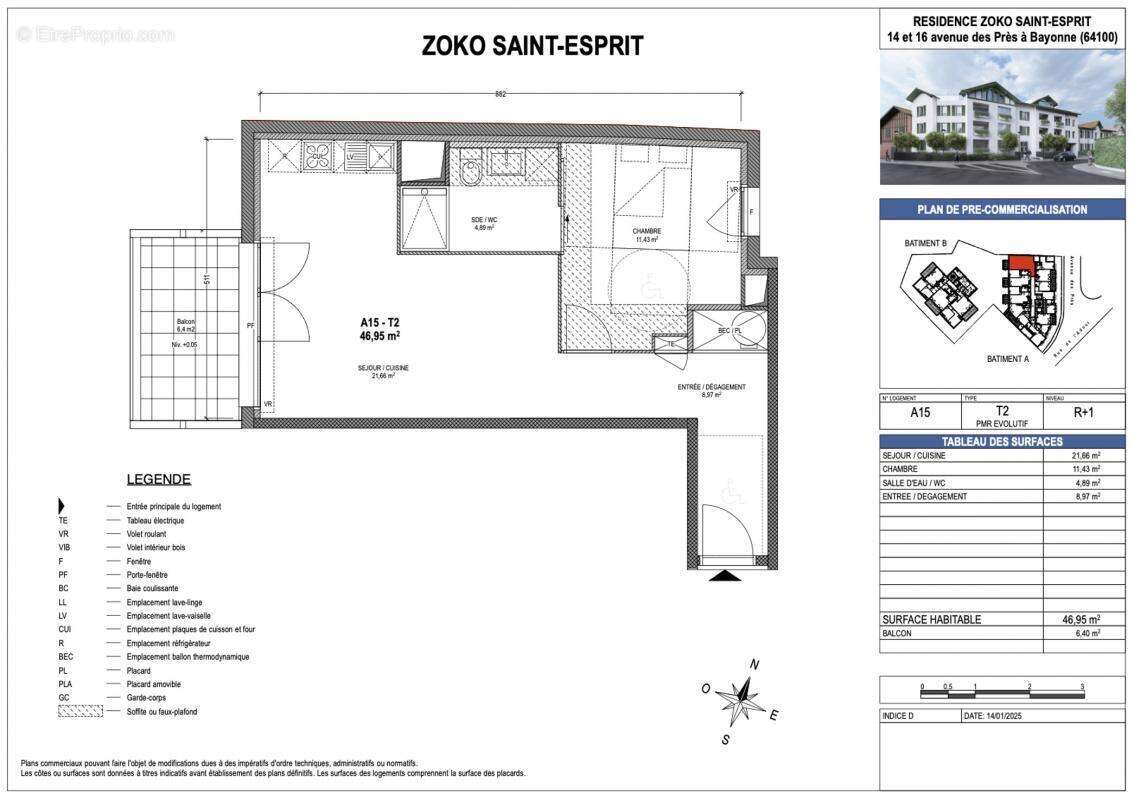 Appartement à BAYONNE