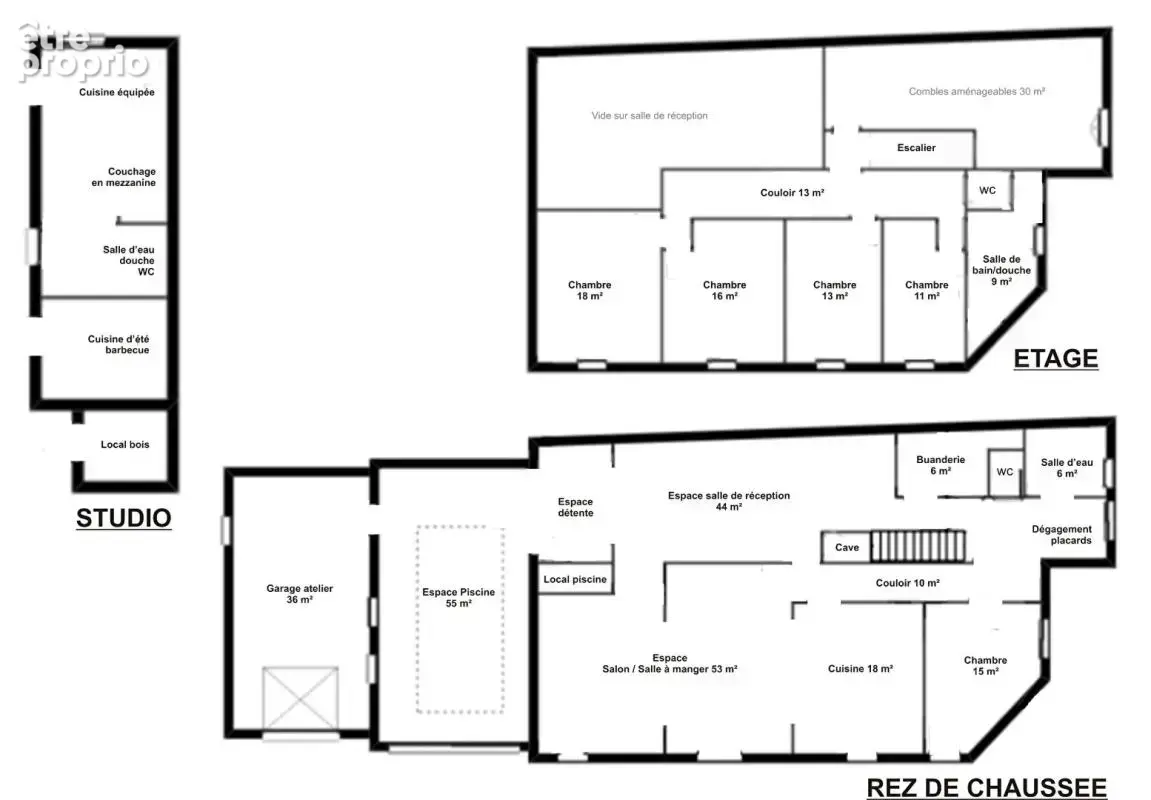 Propriete - 350 m² - 9 pieces - parc avec dependances - photo 18
