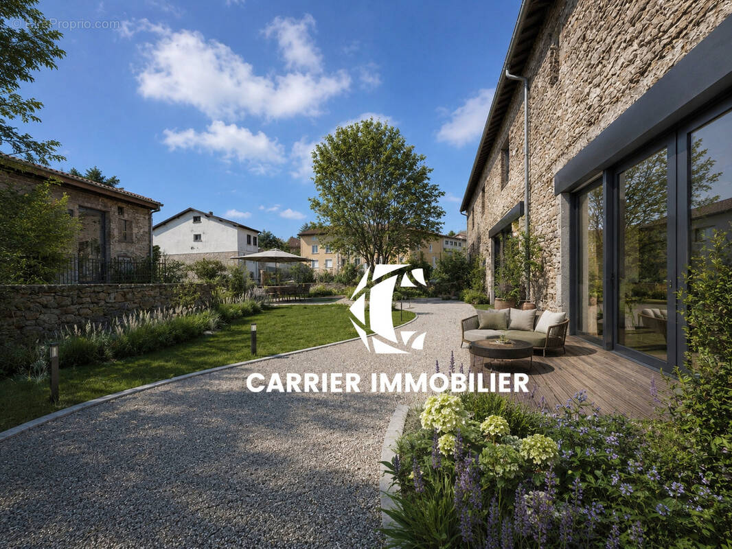 DUERNE -  Plein centre villlage - Appartement de 99m2 en plateau avec jardin - photo 1