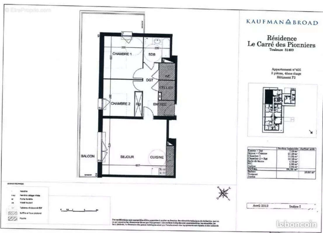 Appartement à TOULOUSE