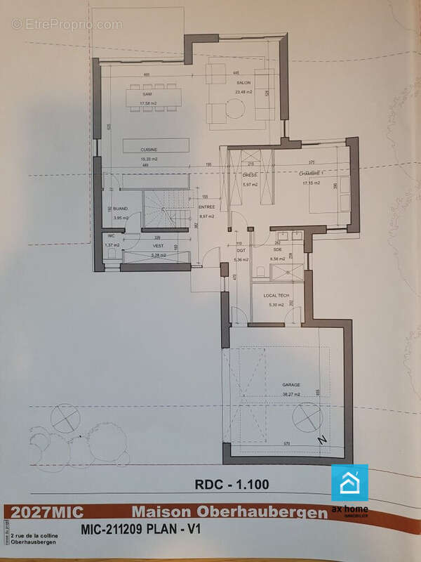 Terrain à OBERHAUSBERGEN