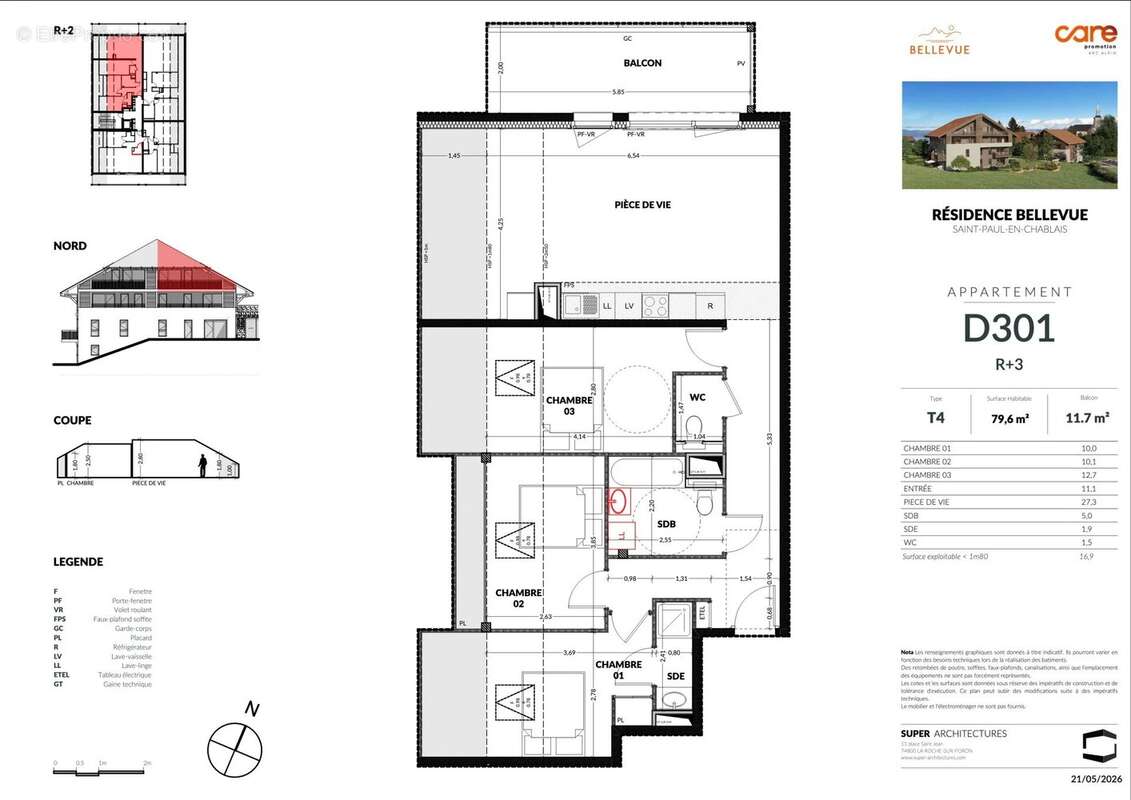 Appartement à SAINT-PAUL-EN-CHABLAIS