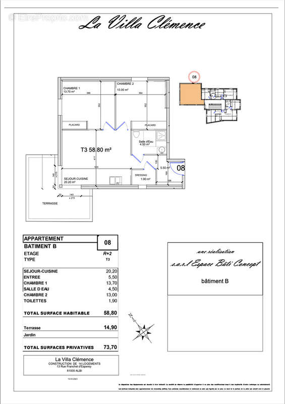 Appartement à ALBI