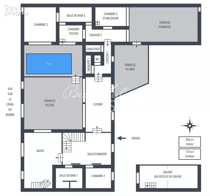 Penthouse d'exception avec piscine et vues sur le canal - Narbonne - photo 20