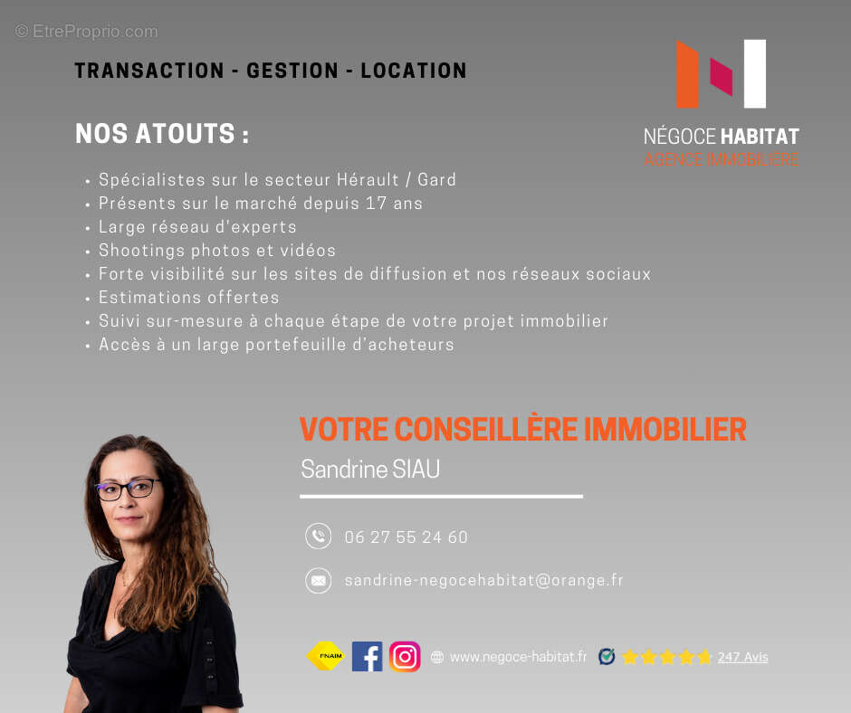 Terrain à BOISSERON