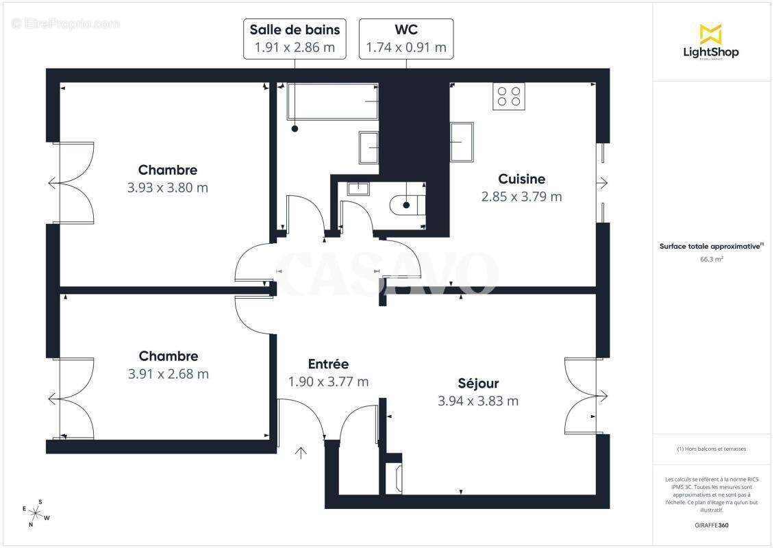 Appartement à AIX-EN-PROVENCE