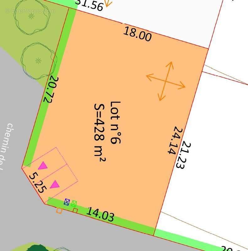 Terrain à LA CHAPELLE-DES-POTS