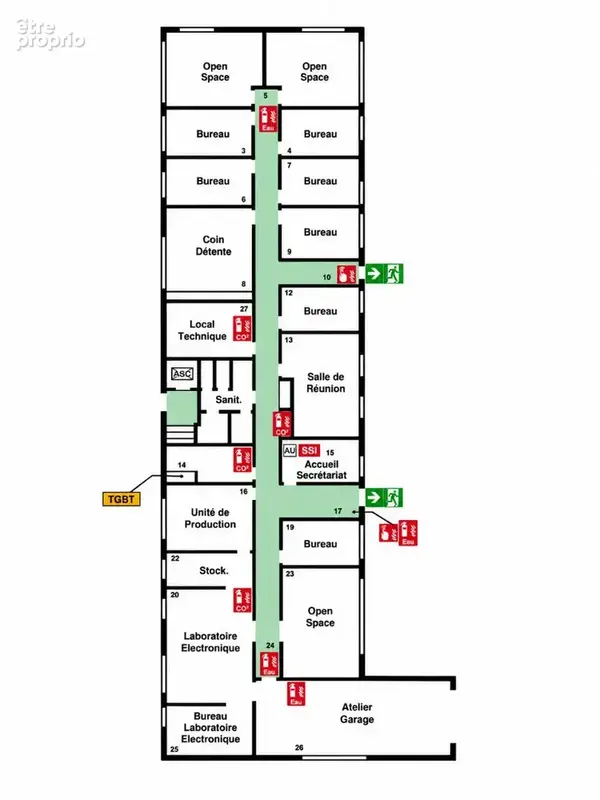 A vendre / a louer - brest kergonan - bureaux de 552 m² avec garage - photo 15