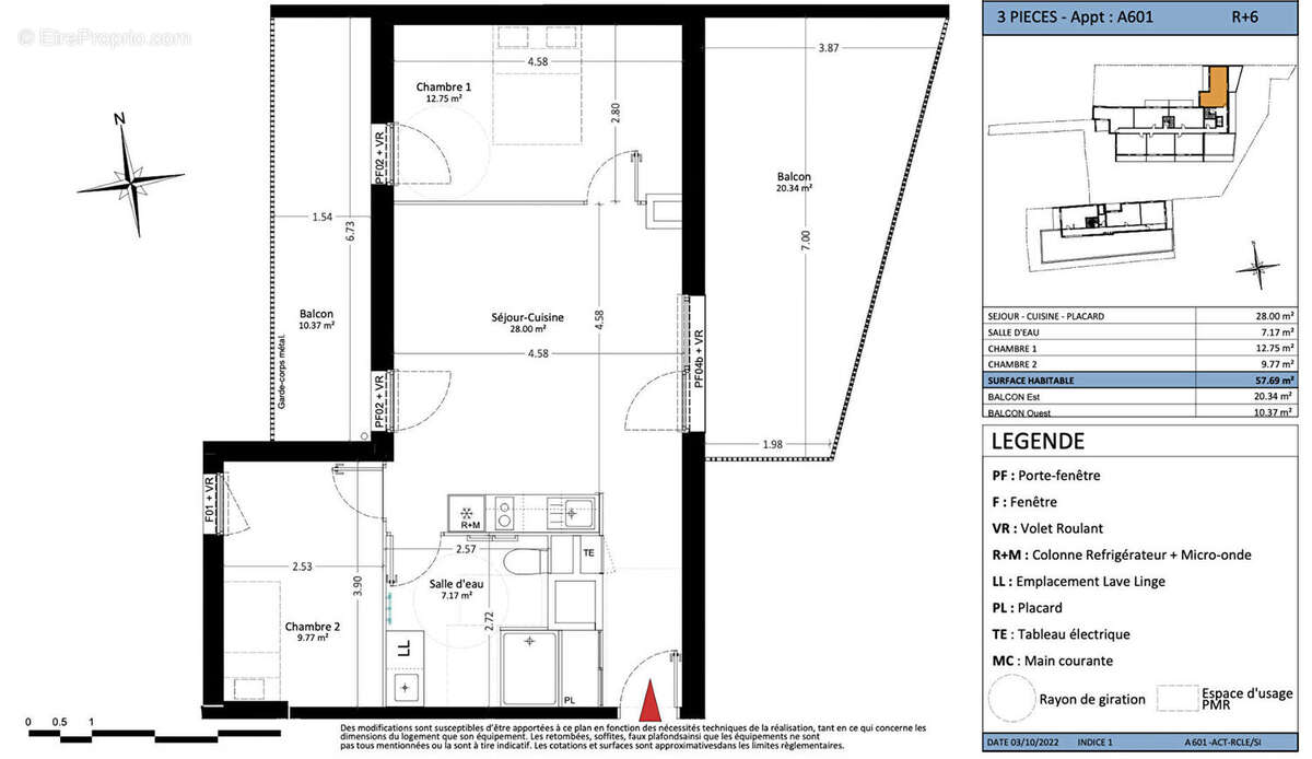 Appartement à CLERMONT-FERRAND