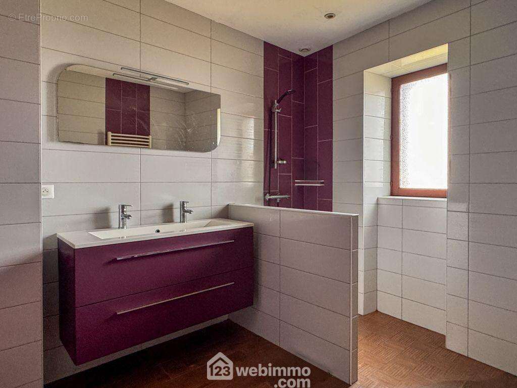 Une première salle d'eau - Maison à MENOMBLET