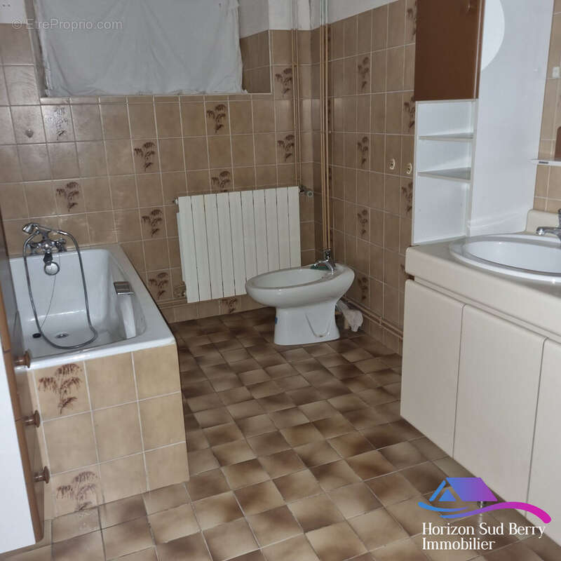 salle de bains RDC - Maison à CROZON-SUR-VAUVRE