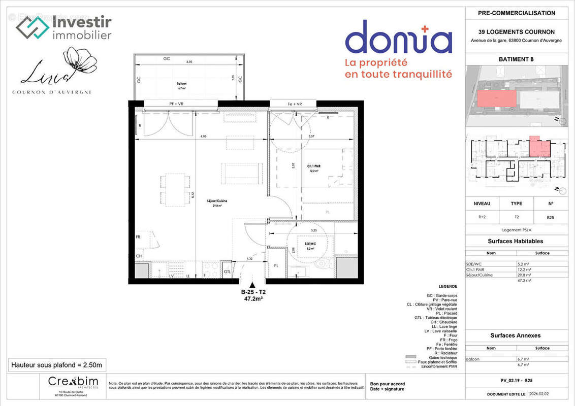 Appartement à COURNON-D'AUVERGNE