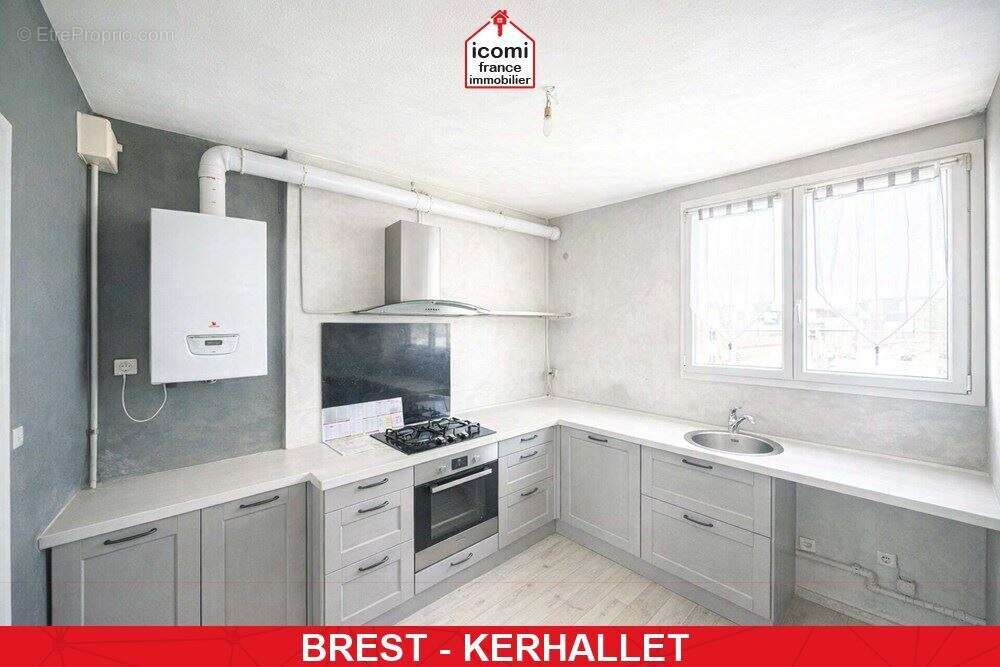 Finistere - brest (29200) - a vendre -  bellevue proche penfeld  - appartement 95 m² - grande piece de vie - 4 chambres possible - photo 2