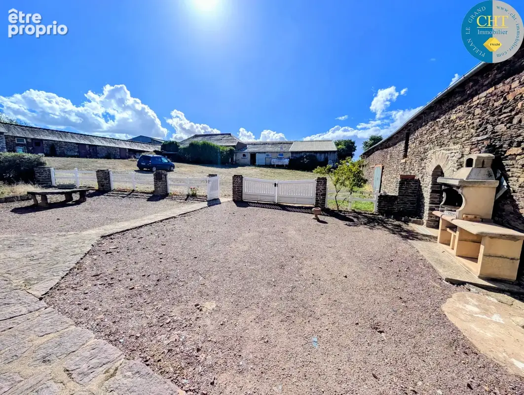 Ancien corps de ferme en pierres renove avec studio et dépendances à concoret (56430) avec cht immobilier - photo 33