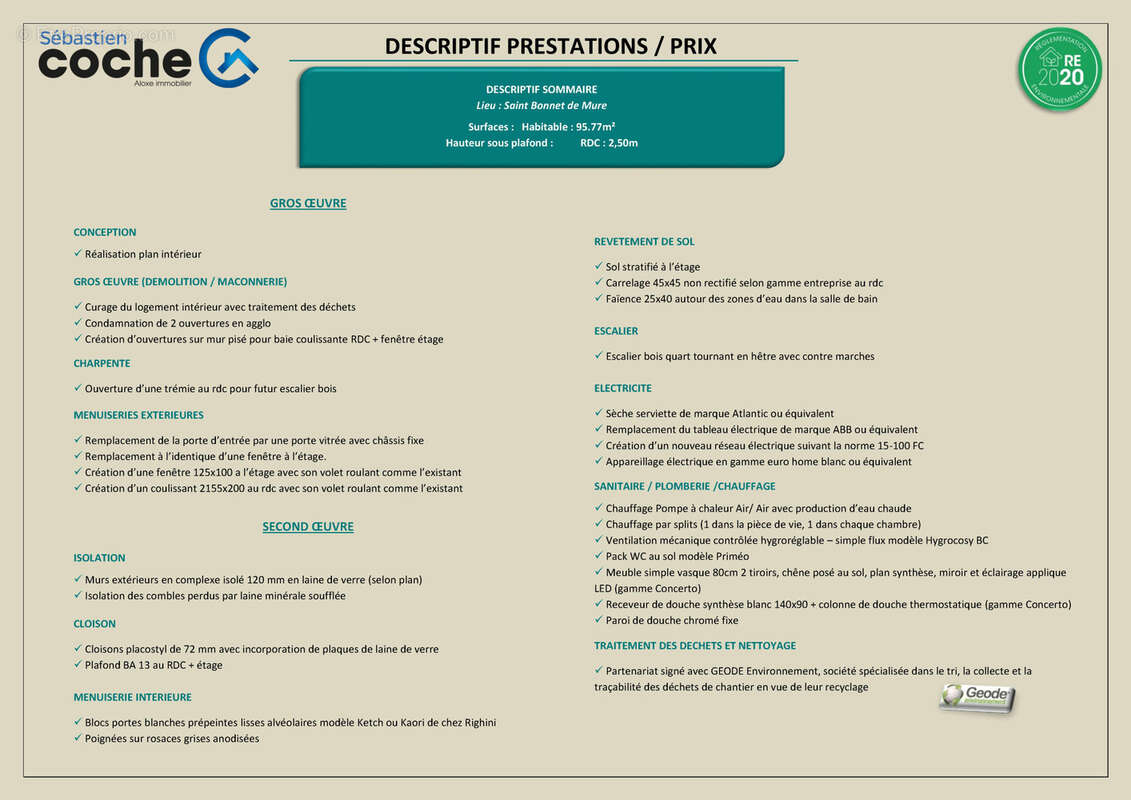 Maison à SAINT-BONNET-DE-MURE