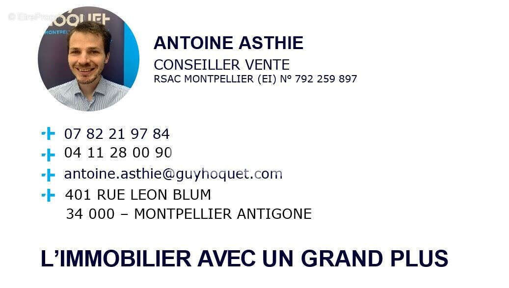 Quartier Antigone - T5 106 m² + PARKING + CAVE - photo 5