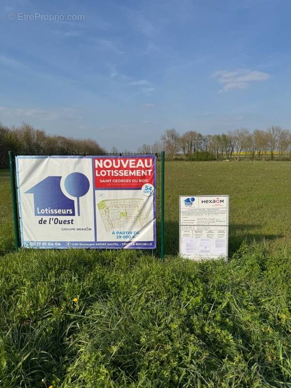 Terrain à SAINT-GEORGES-DU-BOIS