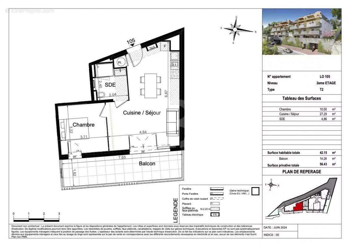 Appartement à BEAUSOLEIL