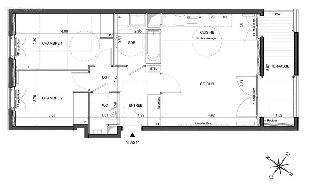 Appartement à SAINT-OUEN