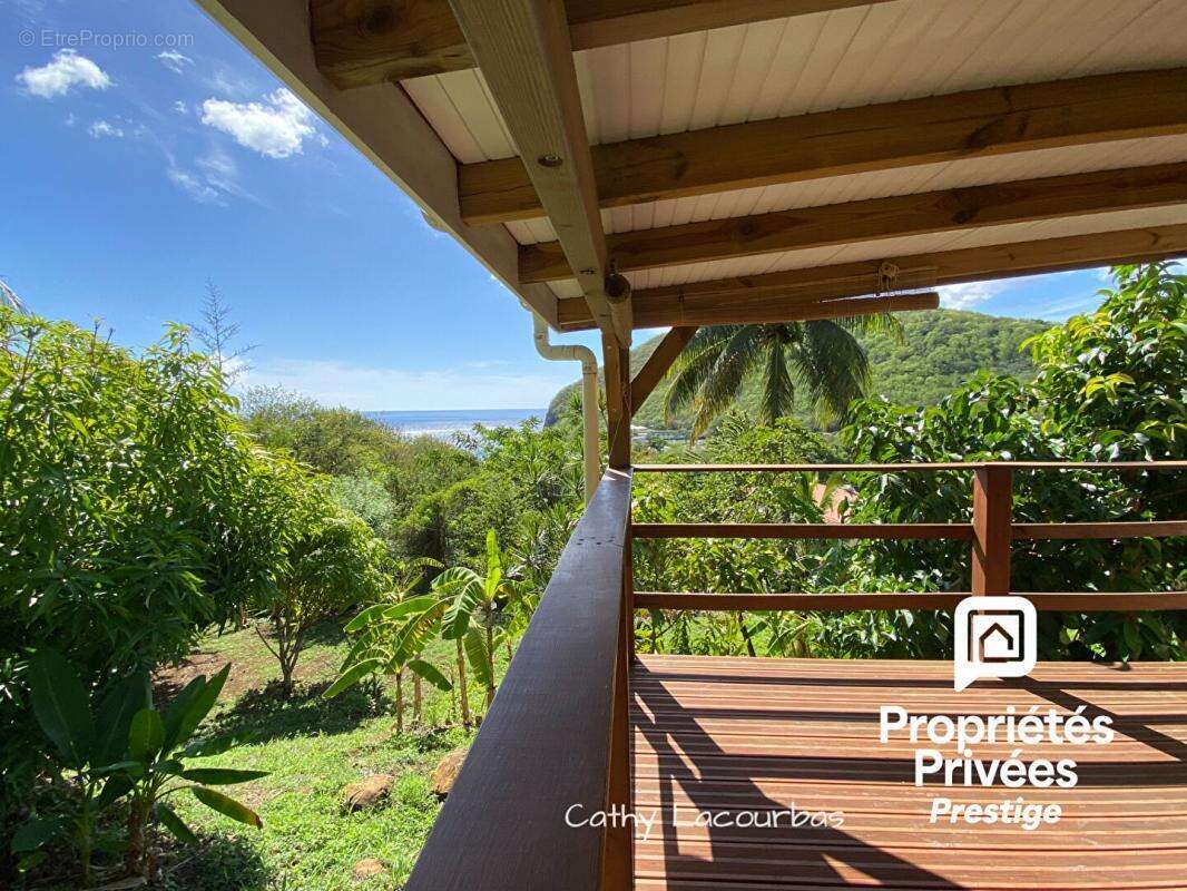 Rare ! Propriété à Deshaies avec grand jardin et vue mer - photo 8
