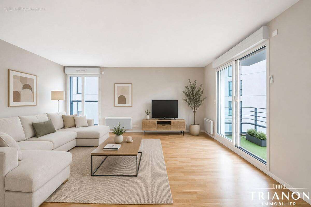 Appartement 68 m2  Asnières / 3 pièces -2 chambres  - Balcon- 2 places parking - photo 2