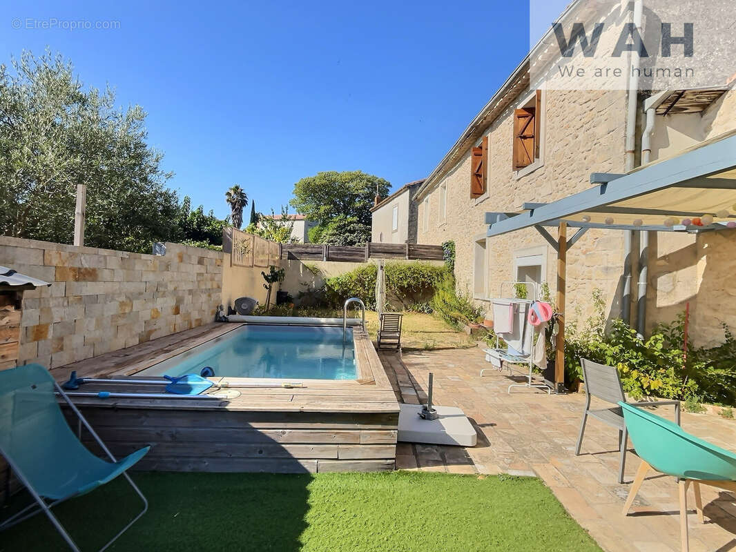Maison de village - jardin avec piscine et grange attenante - restinclières (34160) - photo 11