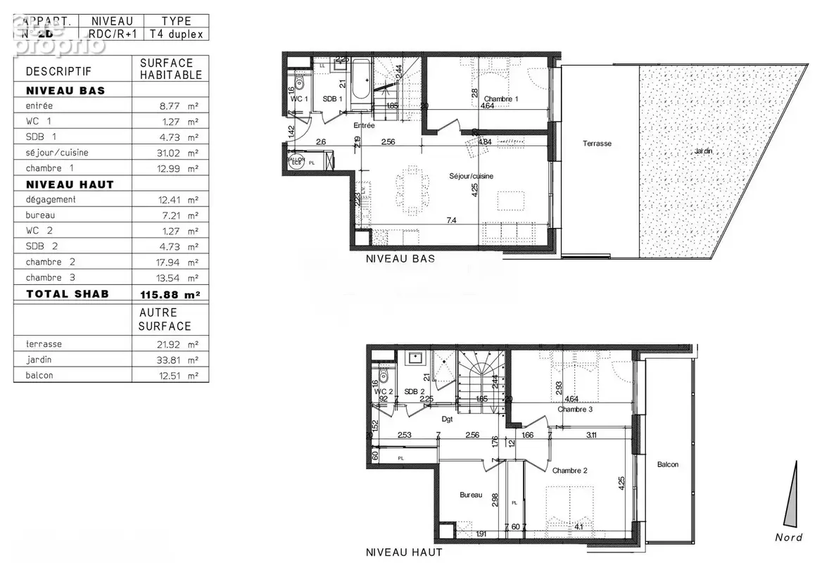 Appartement 5 pièces 115 m² à vendre à Bourg-Saint-Maurice (73700) - photo 3