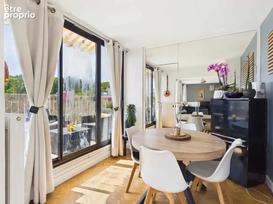Chatenay malabry - allee de la chataigneraie - coup de coeur pour ce 3 pieces dernier etage avec terrasse - photo 8