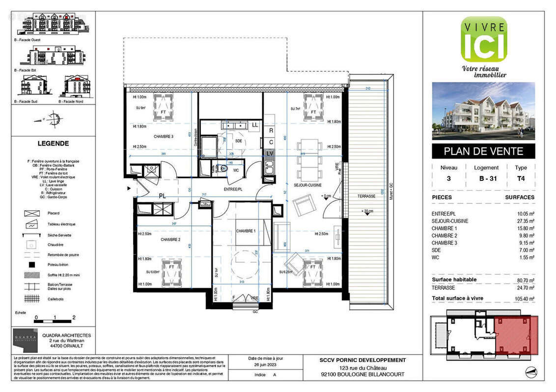 Appartement à PORNIC